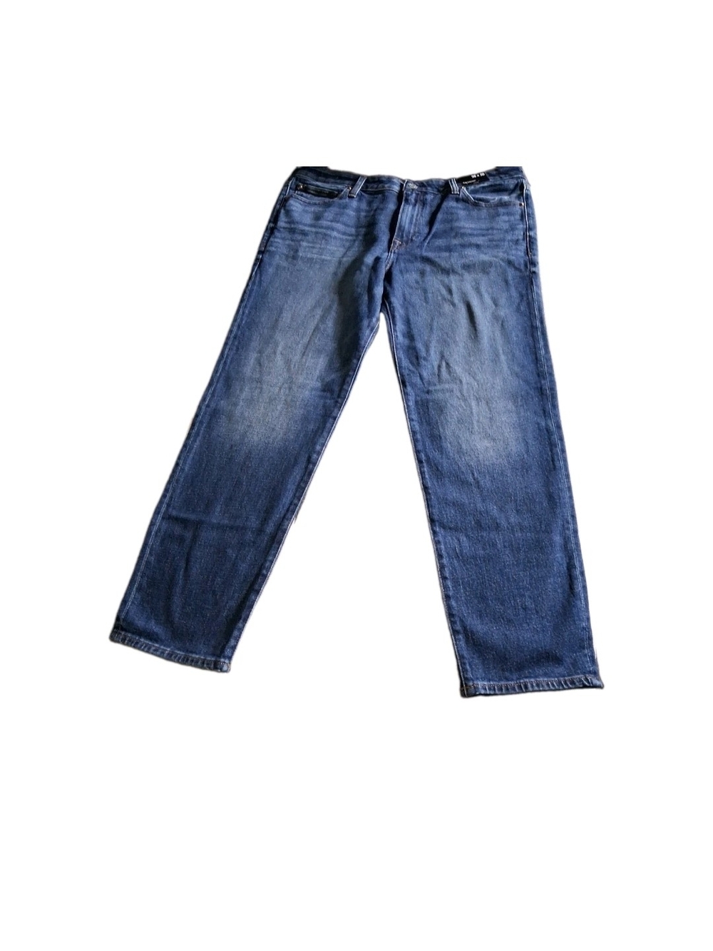 Express Men's Slim Straight Jeans in Washed Blue Denim 36x30" NEW